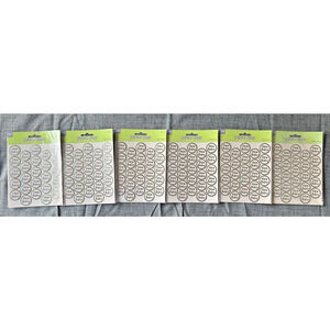 Amscan New Baby Metallic Sticker Sheets Lot of 6 #17